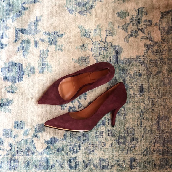Givenchy burgundy suede pumps size 38 - Picture 8 of 8